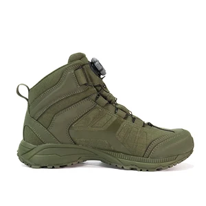 Hanagal Factory OBM ODM Custom Mid Size Trekking Olive Green Midcut Tactical Shoes Tactical Rotating Button