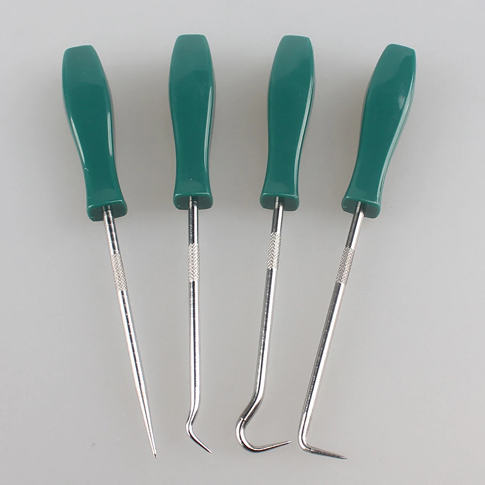 4pcs Universal Car Pick And Hook Probe Set O Ring Seal Remover Set Hand Tool Sof
