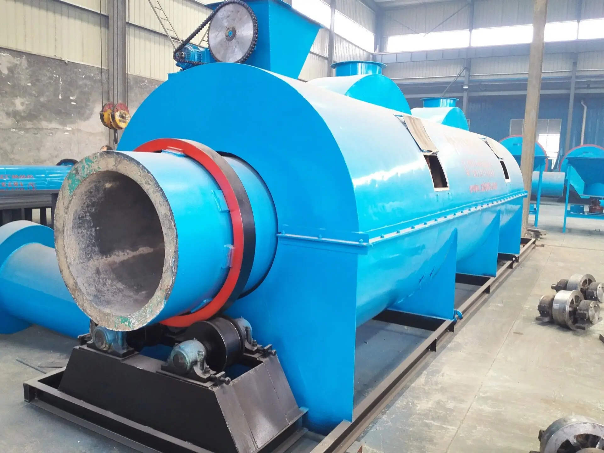 High Efficiency Bean Dregs Rotary Drum Dryer Soybean Slag Drum Dryer