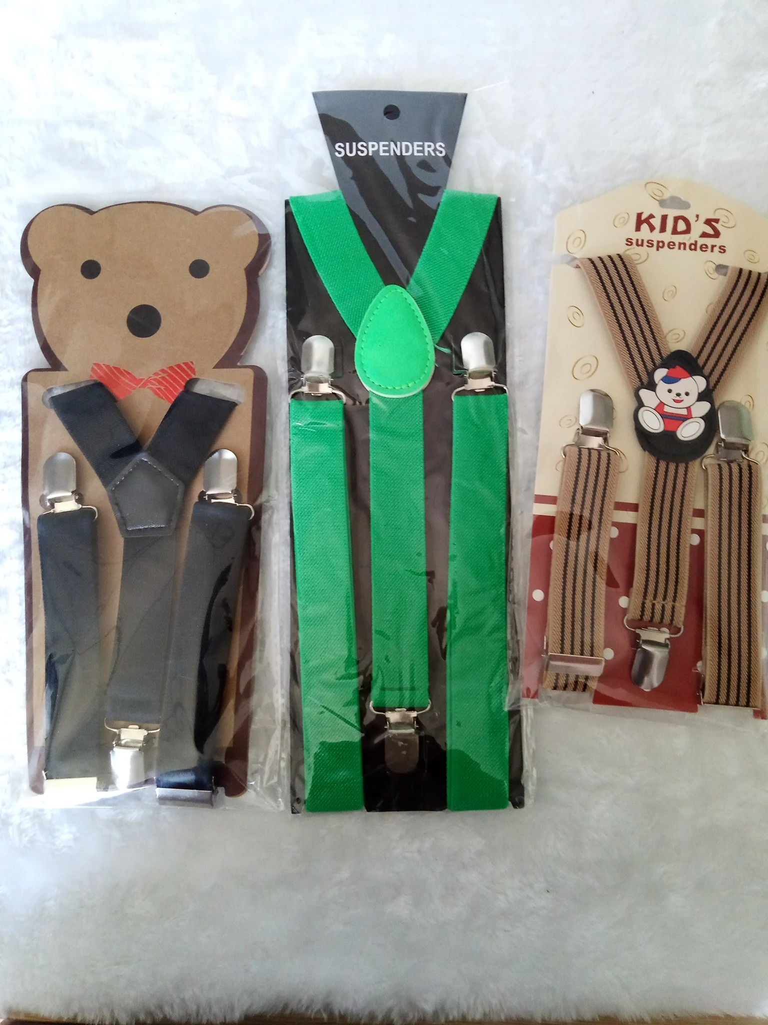 Adjustable Shoulder Strap Children's Suspenders And Bow Ties Braces For