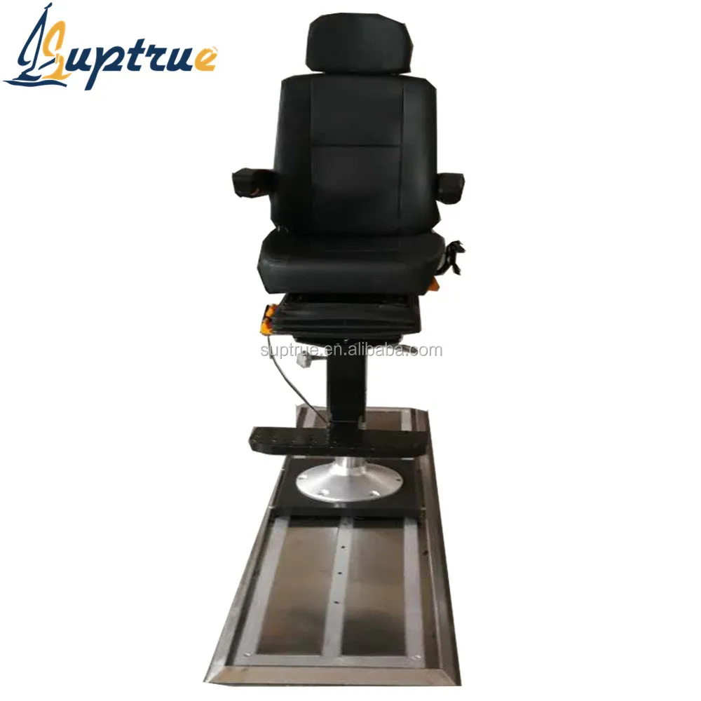 High Quality Adjustable 1.2 Meter Track Marine Ship Hydraulic Boat Seats