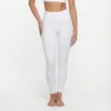 White Flat Waist Pants