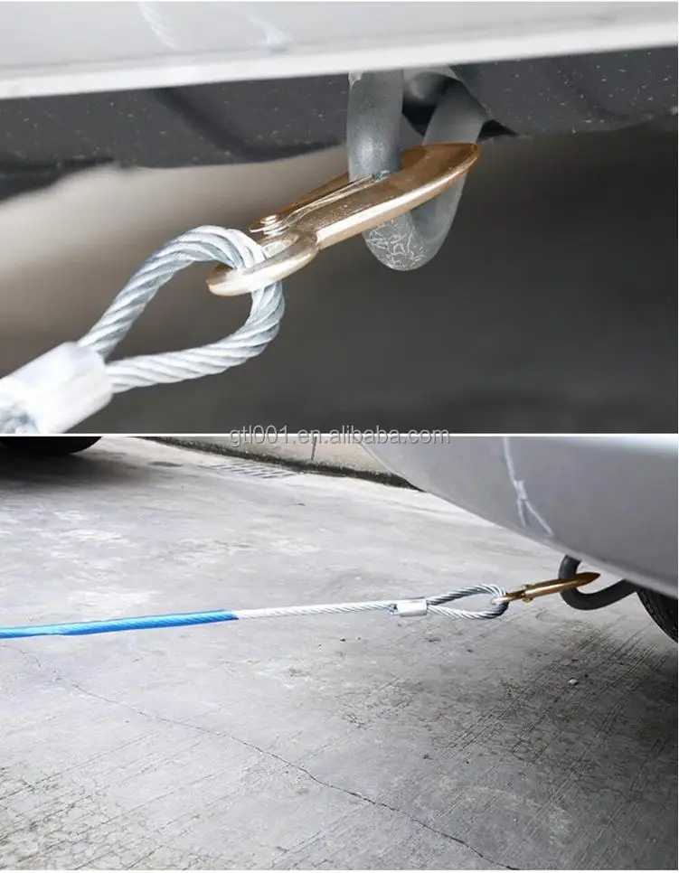 4m Heavy Duty 5 Tons Tow Cable Towing For Truck Snatch Strap Offroad