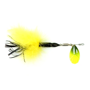 CHEERY Spinner Bait 29g 20cm Popular High Quality China Customize Musky Pike Fishing Feather Metal Feather Hook Treble Hook – Metal Jig – view 5