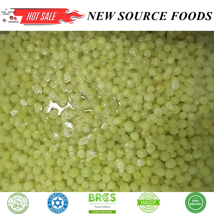 Frozen Green Grape Peeled for Juice or Jam  New Season Fresh Grapes Orange Bulk Packaging