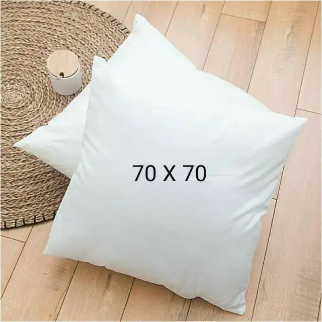 Bett Schlaf kissen White Square Shaped 70x70cm Silikon faser füllung für Bett kissen