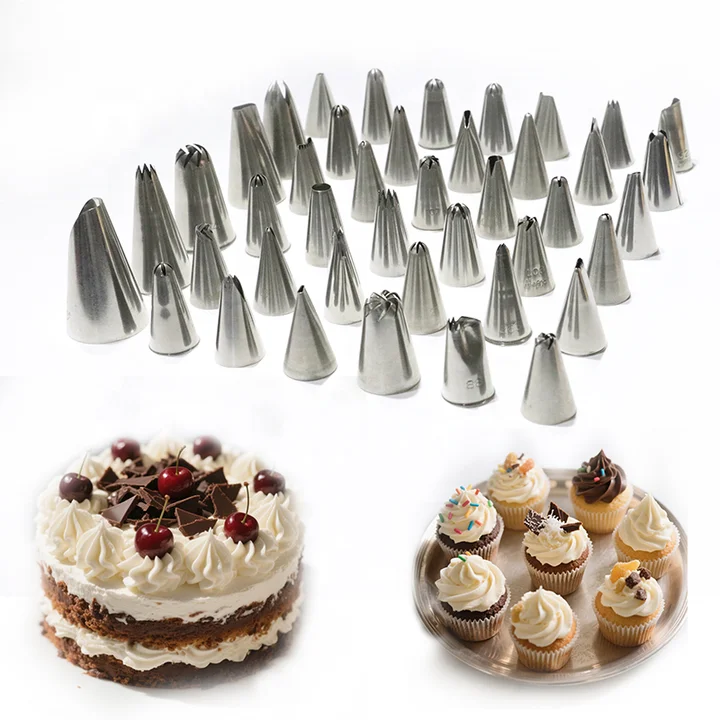 New Product: Cake Nozzle with Different Shapes Made of 304 Stainless Steel Seamless Ice Pipe Sleeve