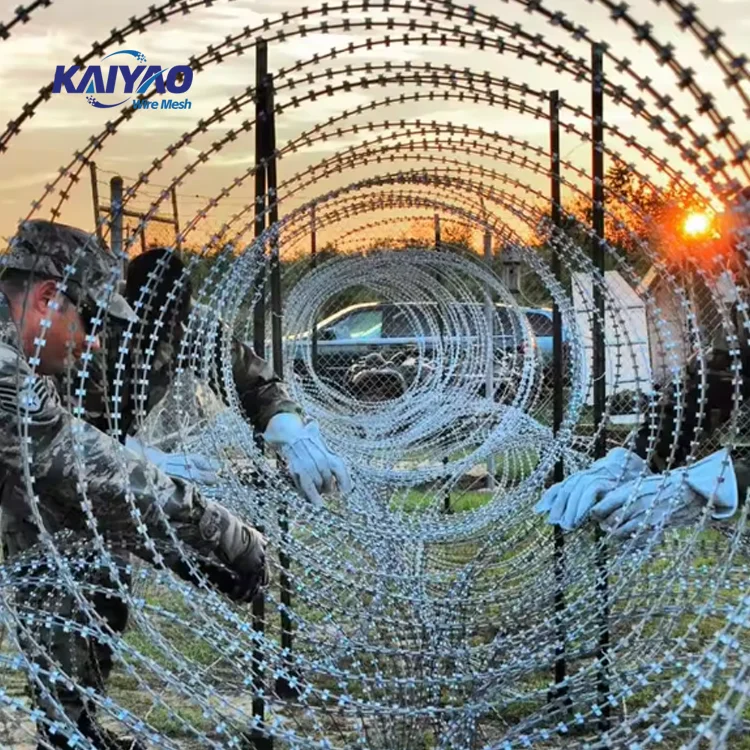 Reinforced Razor Wire Rope: Secure Isolation Fence for Outdoor Pasture Protection, Guarding the Safety Boundaries of Livestock