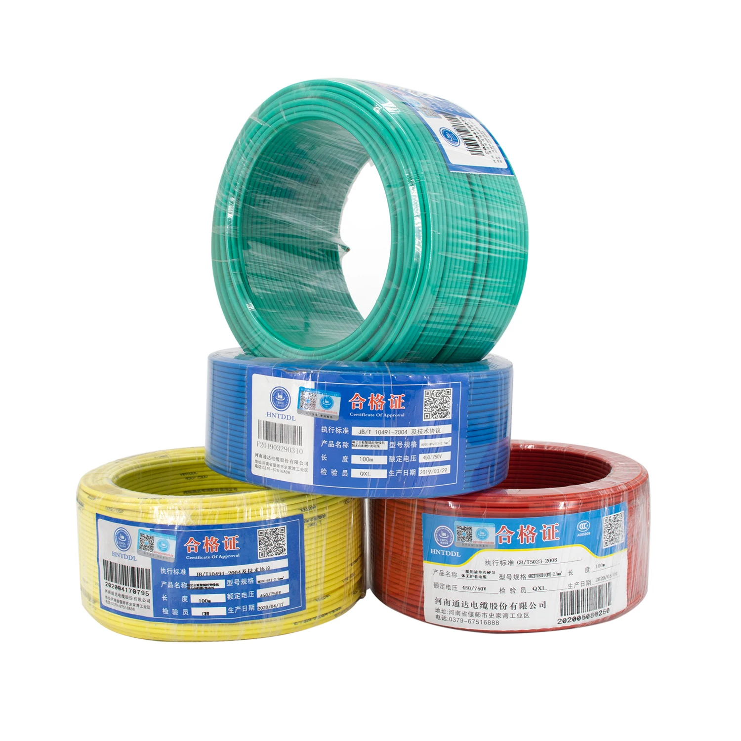 Din Standard Pvc Insulted Wire Cable Building Electrical Wire For House ...