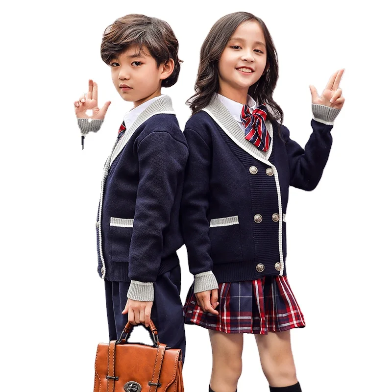 Free Primary School Uniform Samples New Design Customized Primary School Uniform