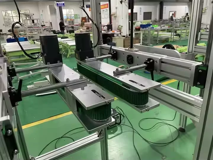 Container Bottom Coding Conveyor Transfer Bottomless Side Gripper Grab ...