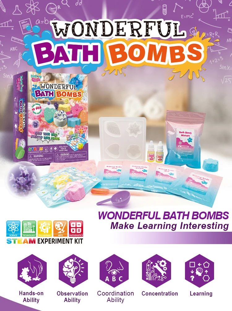 Oem Oil Balls Spa Organic Body Scrub Diy Bubble Bombs Diy Kits Science ...