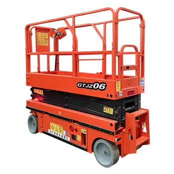 Hydraulic mobile scissor lift electric self-propelled mobile high-altitude operation platform