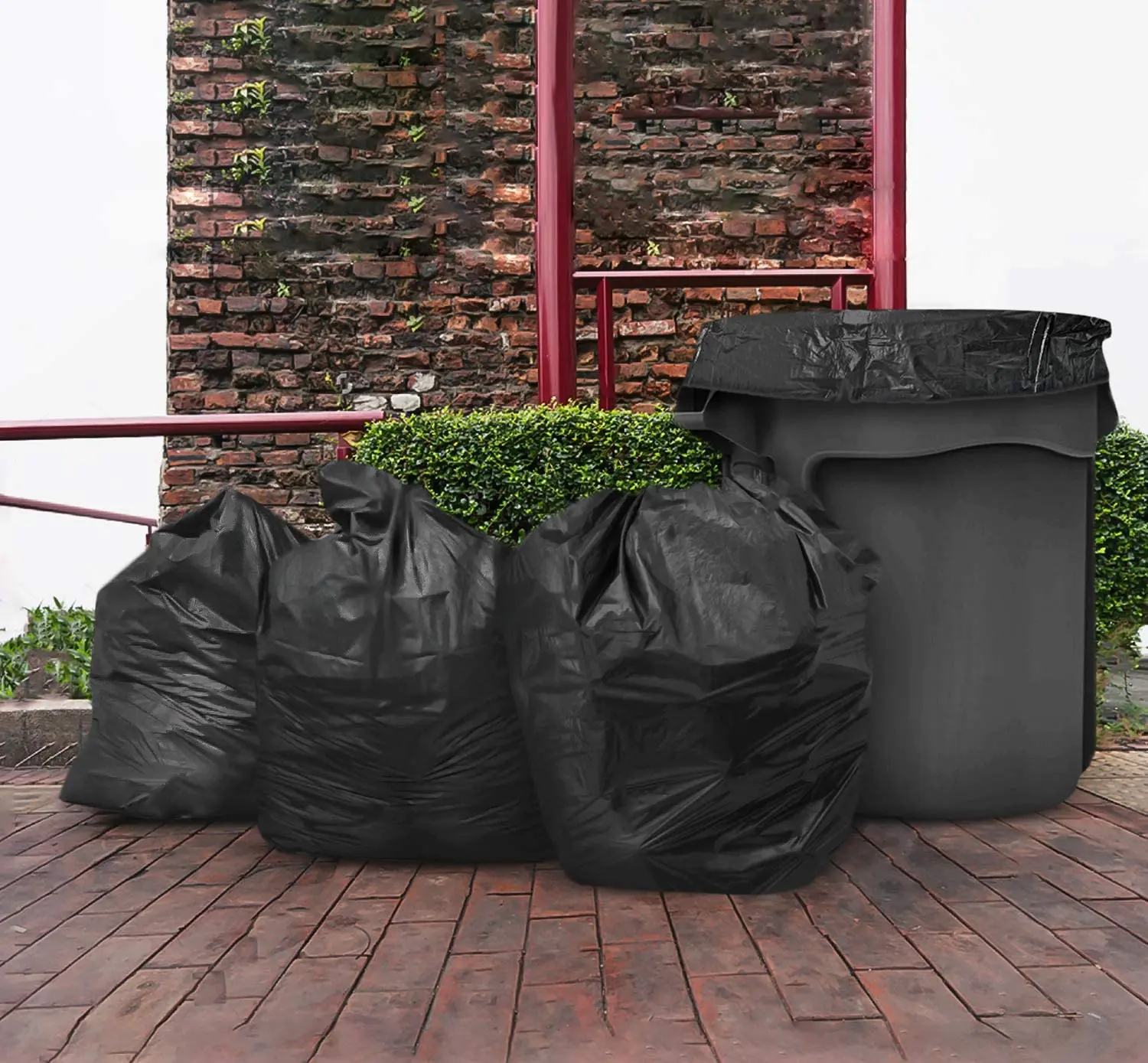 Wholesale Big Black Trash Bags Bolsas De Basura Garbage Bag Sachet Bin  Liners Sacos De Lixo Rubbish Bag - China Cornstarch Bags and 100liter  Garden Bag price