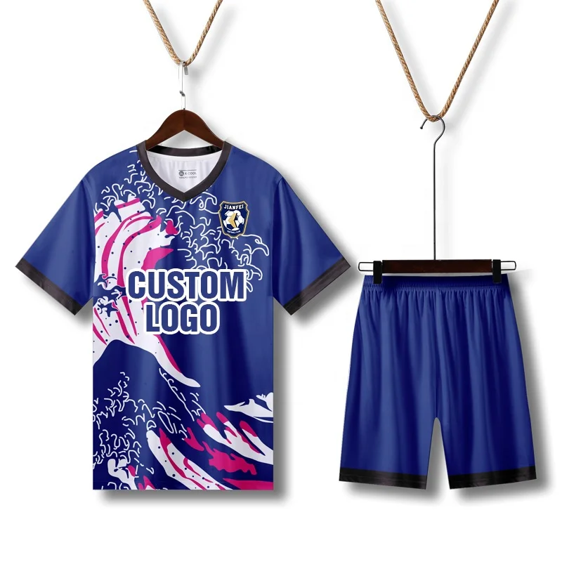 Magliette da calcio personalizzate di colore giallo e verde tuta