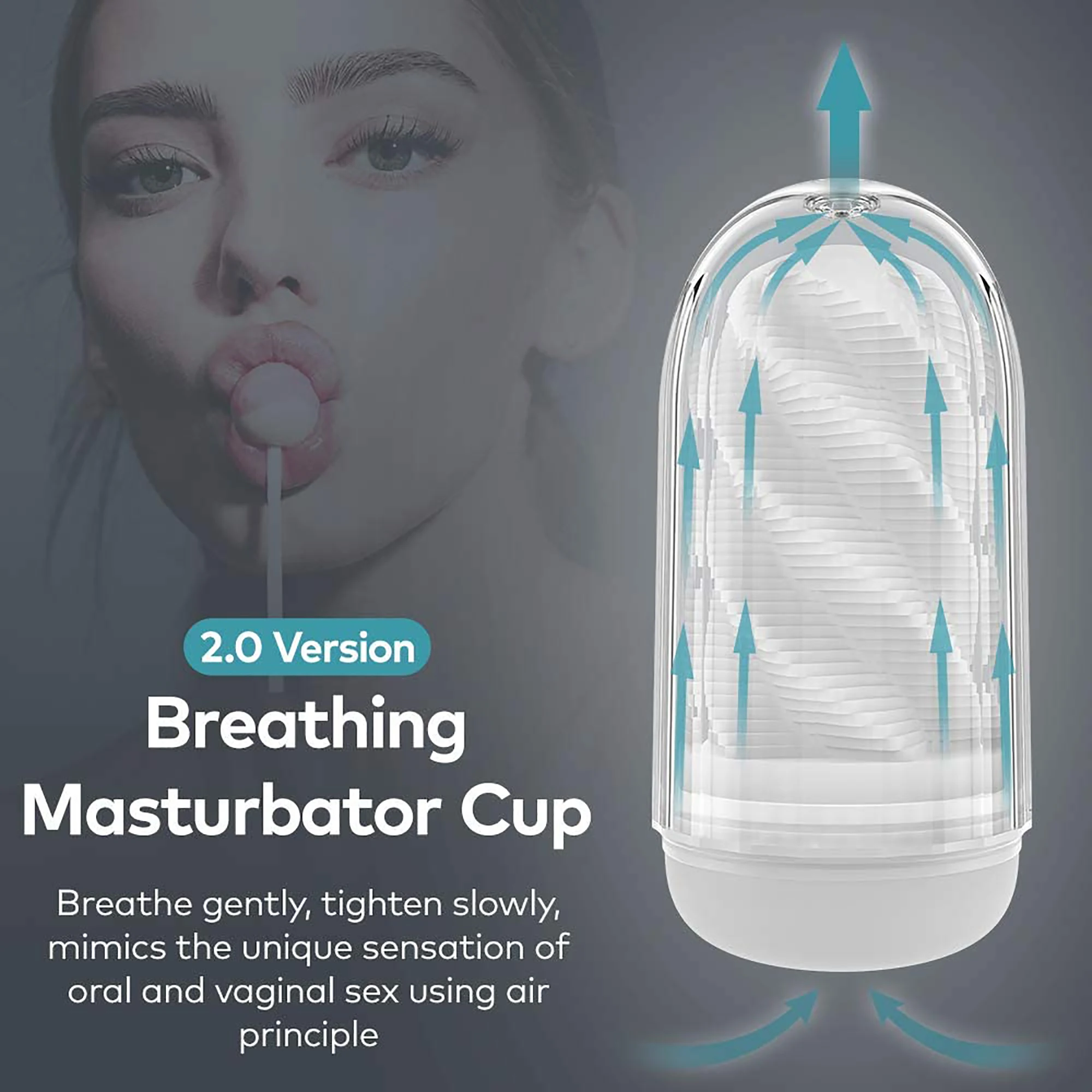AIERSHA Cheap Man Masturbator Thrusting Professional Masturbator Cup for Man Machine Sex Toy