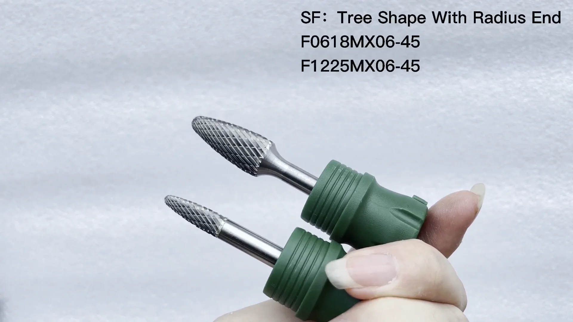 Tungsten Carbide Burr File Ceramic Burr Set Cylinder Ball Shape With End Cut Steel Rotary Bur