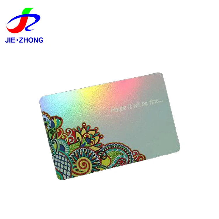 Bulk Custom Printing Luxury PVC Plastic RFID NFC Hologram ID Cards
