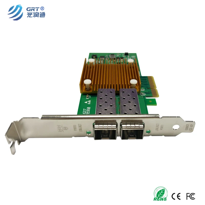Сетевая карта Ethernet 1 Гбит/с PCI Express x4 двухпортовый SFP гигабитный серверный адаптер
