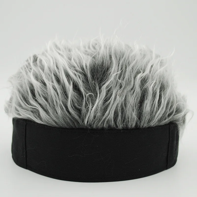 Novelty Artificial Hair Visors Men 