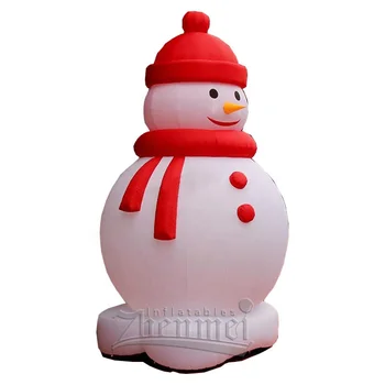 Zhenmei Factory Customized Outdoor Advertising Model 20 ft Christmas inflatable snowman for decoration