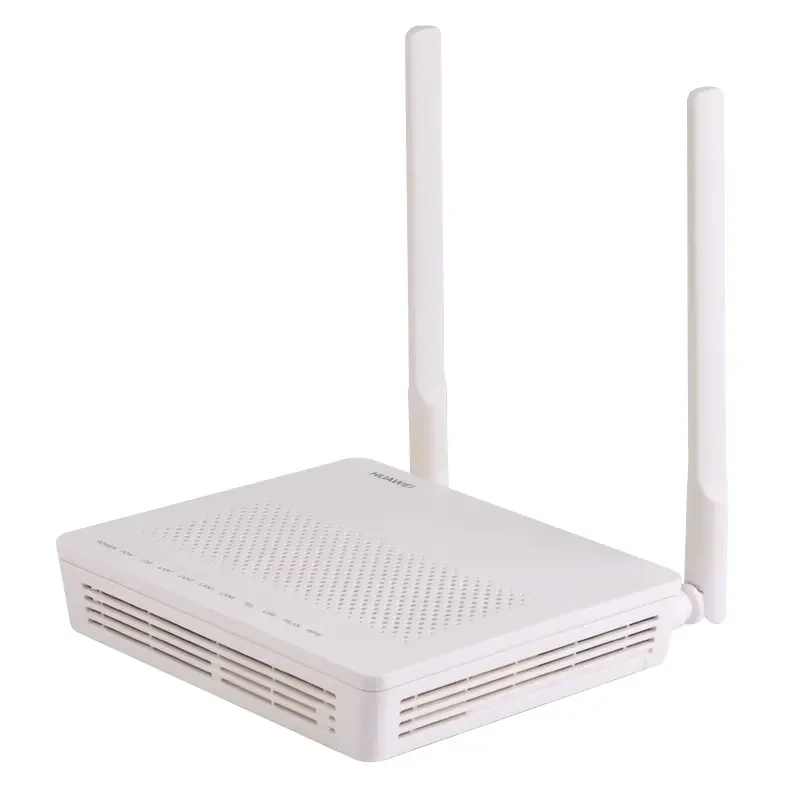Optical router with 5DB Antenna XPON ONU 4LAN 1voice WIFI USB Antenna Gigabit ONU ONT English Version 8546m