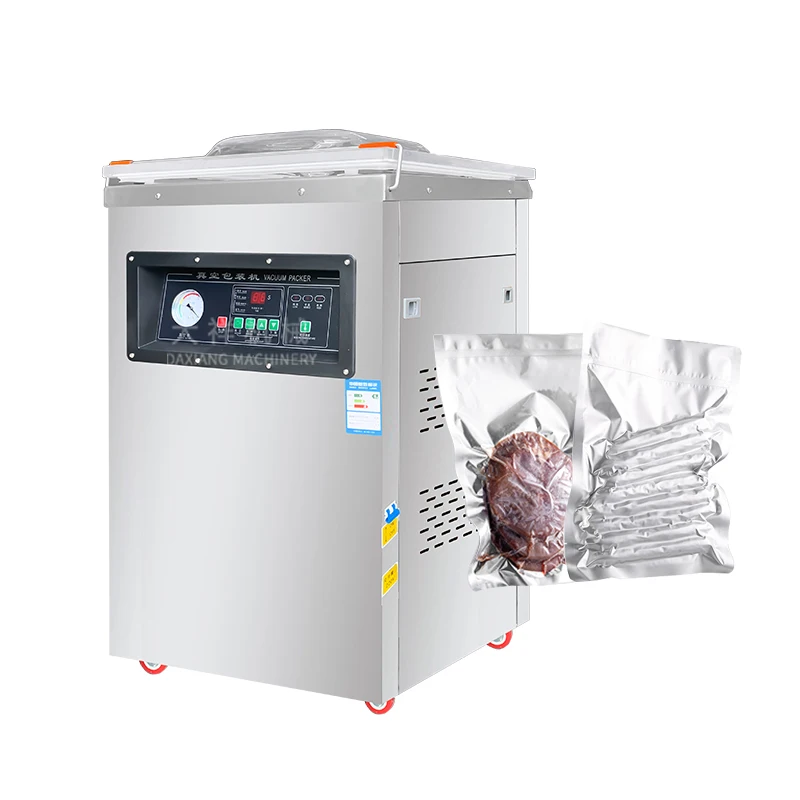 DZ-400-2D Automatic Sealing Single Chamber Sealer Fruit And Vegetable Vacuum Packing Machine