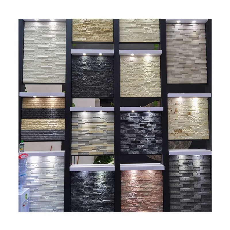 Decorative Wall Panel Veneer Tiles Marble Culture Stone Natural Cladding Outdoor and Indoor Graphic Design Modern Good Polished