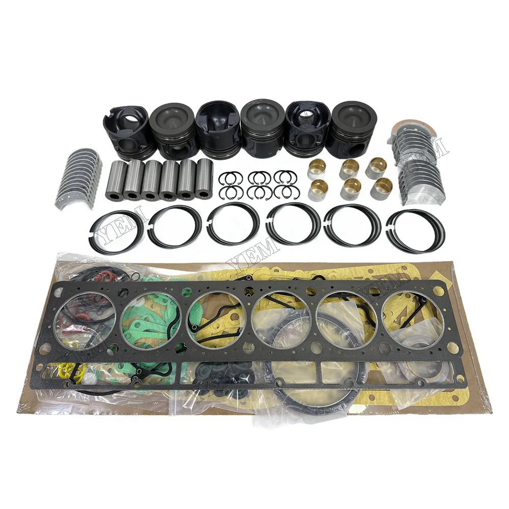 C7 Engine Rebuild Kit With Bearings Piston Ring Cylinder Gaskets Fits for Caterpillar Engine Replacement Parts 3