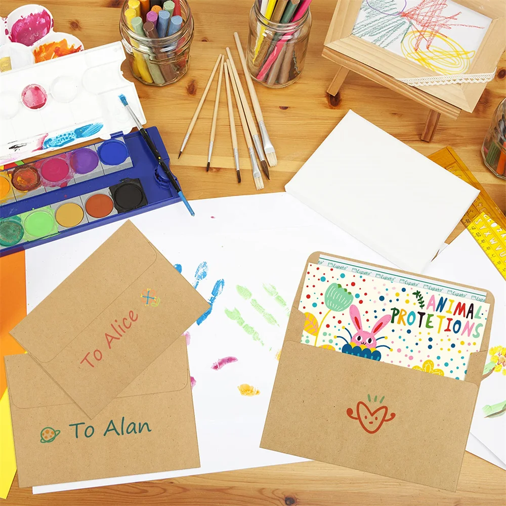 A4 Envelopes Customized 4x6, Self Seal Photo Envelopes for 4x6 Cards, Photos, Invitations, Wedding, Graduation