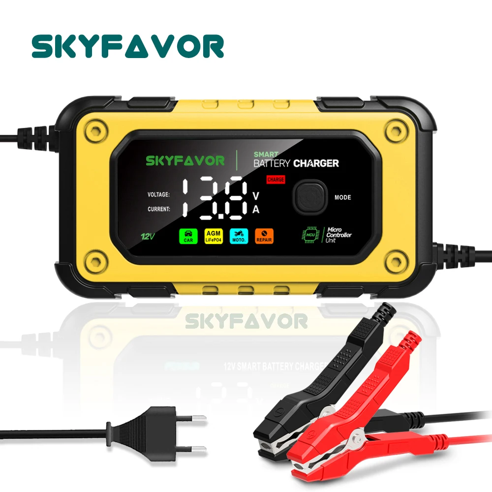 Pulse Repair 12V Battery Charger Universal Maintenance