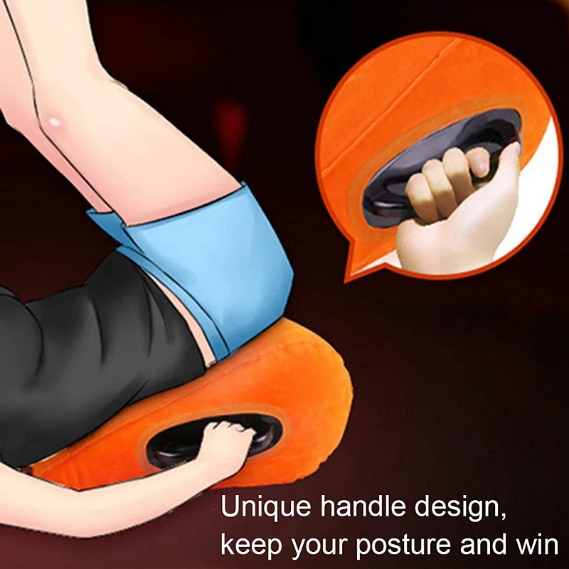 Inflatable Triangle Pillow Sex Bed Wedge Aid Durable PVC Material Handle  Position Cushion Toy Ramp Couples Women Men Relaxation