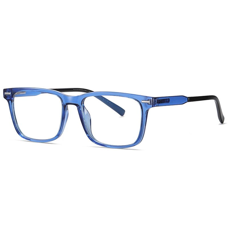 3pairs Men's Multicolor Fashionable Square-frame Eyeglasses