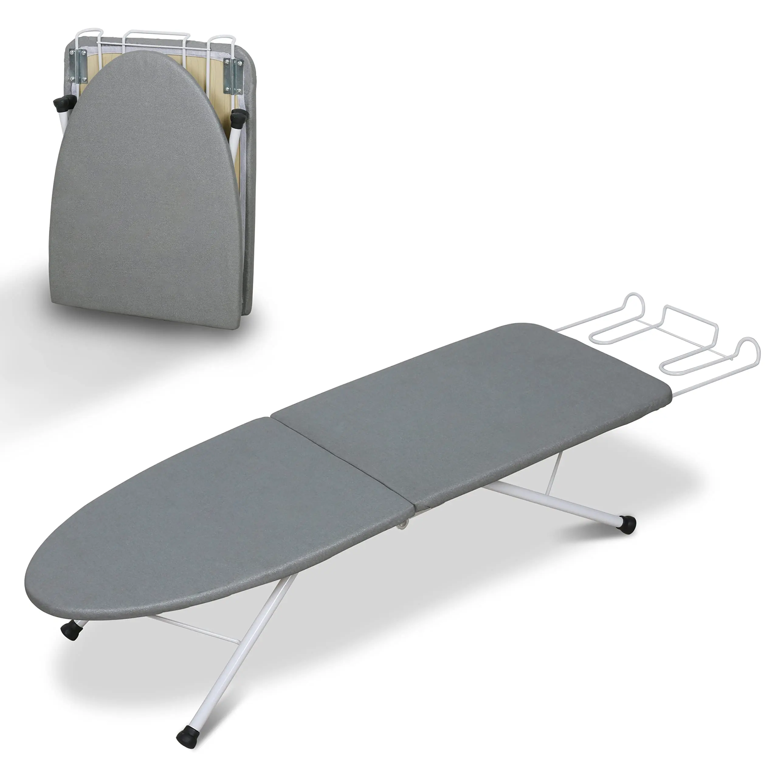 Portable Heat Resistant Table Top Foldable Mini Ironing Board With Iron