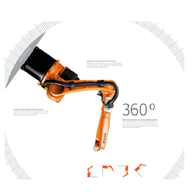 KUKA KR 16 R1610-2 Industrial Robot Arm - 6 Axis Automatic Welding
