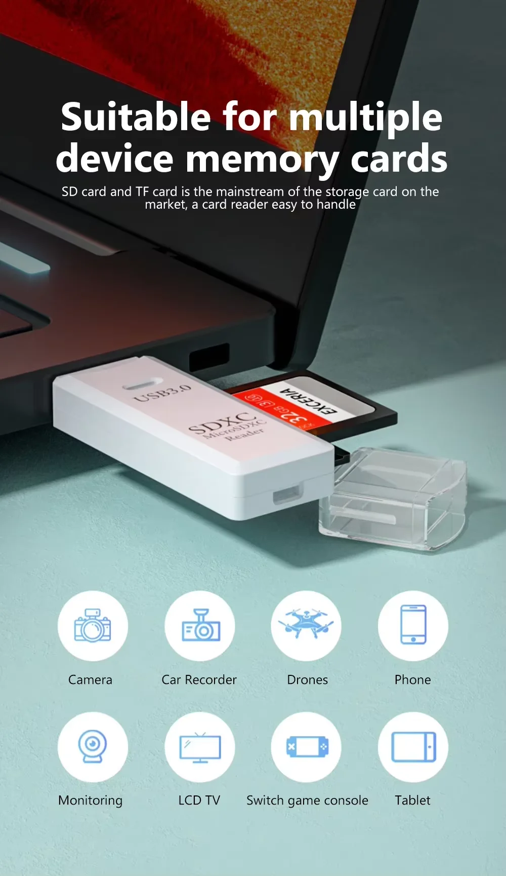 SD 4.0 TF4.0 card reader