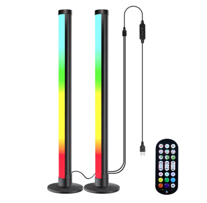 Hot Selling 2 Pack APP Control Smart RGB Light Bar Rhythm Recognition Music Light Ambient Light For TV