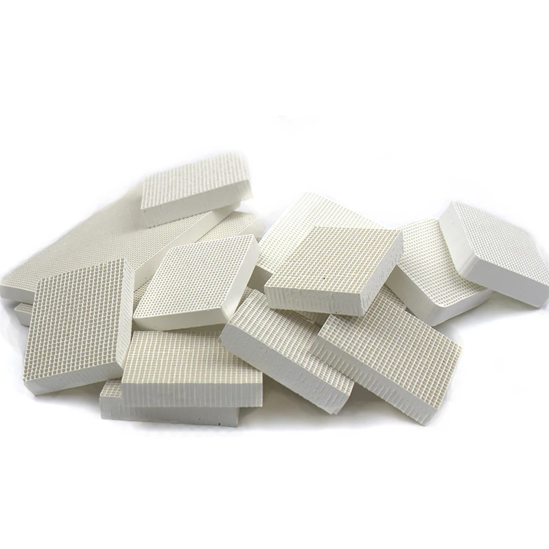 Alumina Honeycomb Ceramic Porous Cordierite  Alumina Honeycomb Ceramic Plate Square Ceraimc Filter Plate
