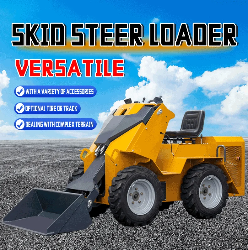 VOLNOS Skid Steer Loader With Mini Skid Steer on Sale Factory Hot ...