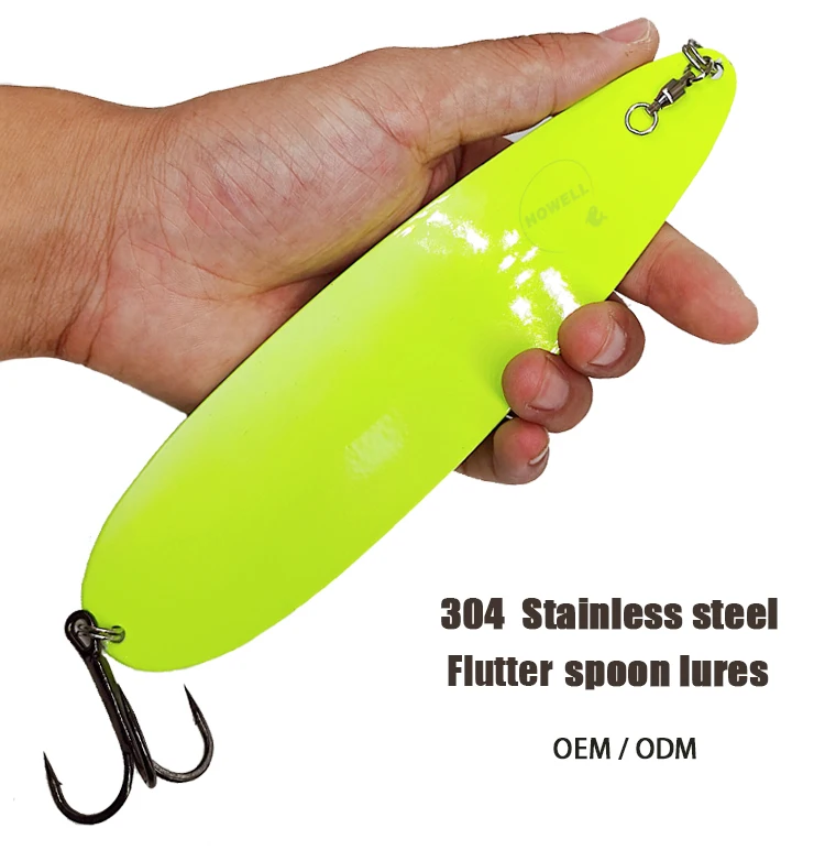 304 Stainless Steel Fishing Spoon Lures7" 8" 9" 10"11" Oem Sea Fishing