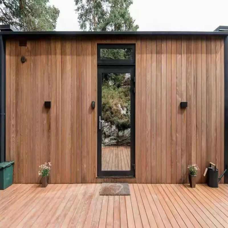 2023 Newest Modified Norwegian Mobile Living Tiny Container House Price Small Movable Prefab Cabin Wooden House Design