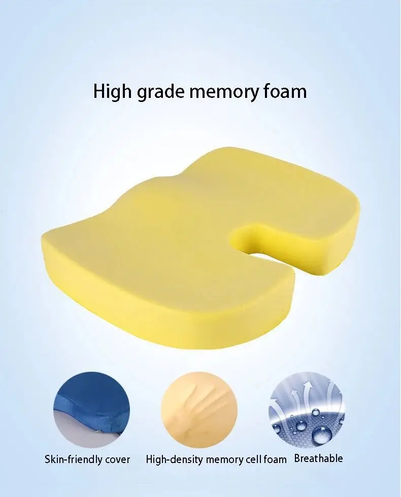 Prostate Protection Seat Cushion: Memory Foam, Pollution