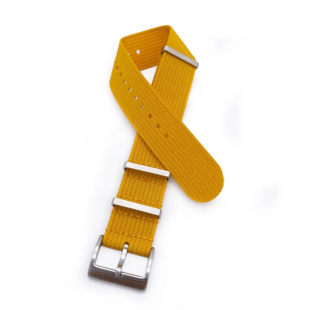 Custom Wholesale Single Pass Nylon Watch Band 18mm 19mm 20mm 21mm 22mm