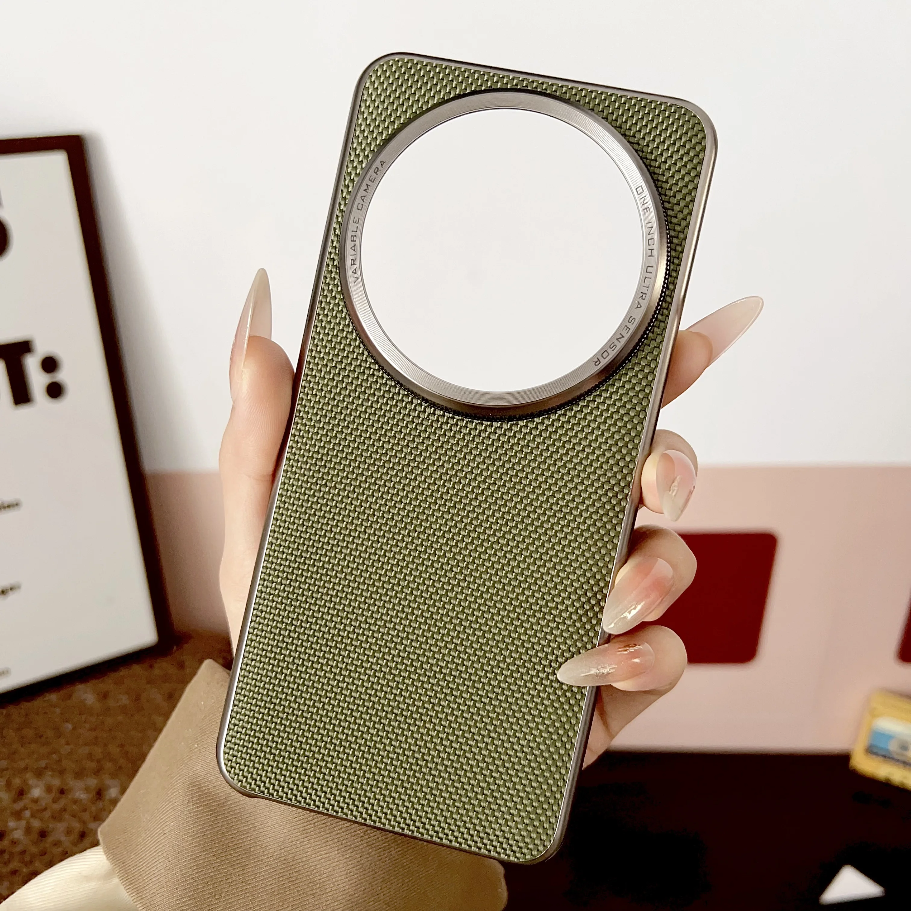 Luxury Business Matte Nylon Leather Protective Back Case For vivo X200  Ultra Pro Pro mini X200s X200 Anti Slip Cover