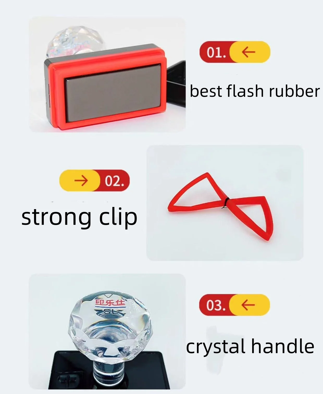 Kojoy Flash Stamp - High Quality Rectangle 50*20mm Stamp