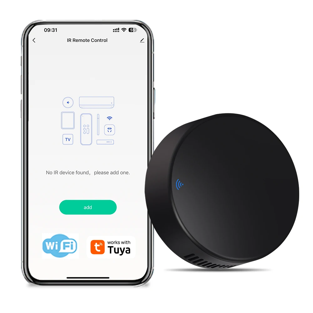 Tuya WiFi Magic ControI Universal Remote Control IR with Automatic Ldentification Model With Google Alexa