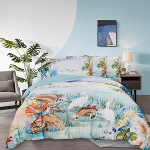 Luxury China Queen Elegant Bed Sheet Set Bedsheets Cotton Quilt Cover Custom Duvet Cover Bedding Sets Pillow Case