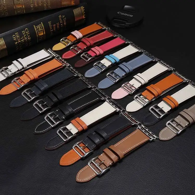 High Quality Luxury Replacement Wrist Strap Belt Genuine Leather Watch ...