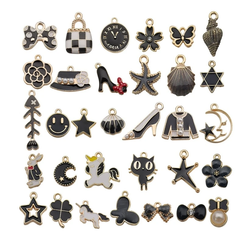 Diy Bulk Luxury Cc Inspired Logo Designer Metal Bracelet Bangle Charms