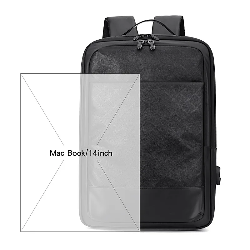product laudtec 156 inch laptop backpack with usb business men waterproof nylon lining zipper for school or work custom logo dnb161-8